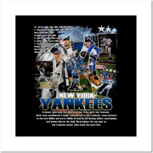 Derek Jeter Stats Posters and Art